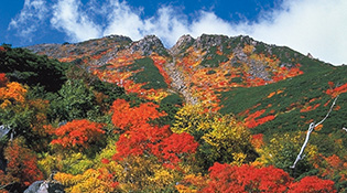 御嶽山八合目紅葉