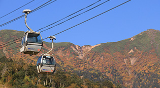 御岳ロープウェイ紅葉